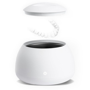 Zima Dental Pod Ultrasonic Cleaner _ Arctic White _ Ultrasonic Retainer Clean___
